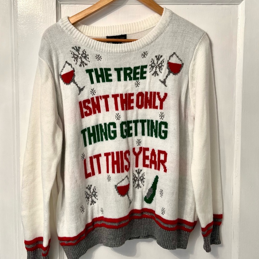 Cute oversized Christmas sweater